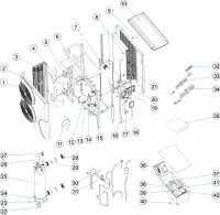 Pièces détachées pour Pompe à chaleur PRO ELYO inverboost NN R32 (2 hélices)