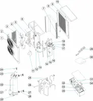Pièces détachées pour Pompe à chaleur PRO ELYO inverter (2 hélices)