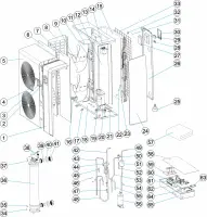 Pièces détachées pour Pompe à chaleur PX50 (2 hélices)