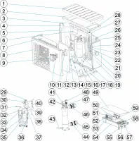 Pièces détachées pour Pompe à chaleur AQUASPHERE VSN 10