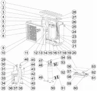 Pièces détachées pour Pompe à chaleur AQUASPHERE VSN 21