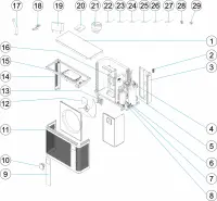 Pièces détachées pour Pompe à chaleur Z250