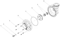 Pièces détachées pour Pompe de spa HI-FLO II