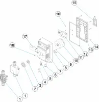 Pièces détachées pour Pompe doseuse MAXI PLUS ME3-C