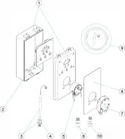 Pièces détachées pour Pompe doseuse MYPOOL pH/RX