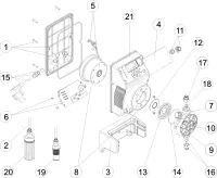 Pièces détachées pour Pompes doseuses EXACTUS manuelle analogique ma/ad