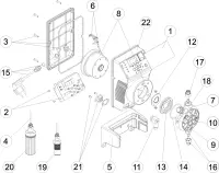 Pièces détachées pour Pompes doseuses EXACTUS manuelle proportionnelle cc/m