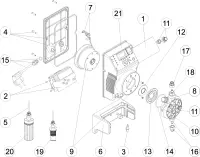 Pièces détachées pour Pompes doseuses EXACTUS pH/RX