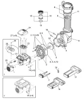 Pièces détachées pour Pompe FLOPRO VS et FLOPRO VS AUTO