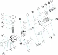 Pièces détachées pour Pompe HURRICANE TRI 7,5 - 10 - 12,5 CV