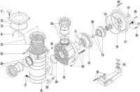 Pièces détachées pour Pompe KAPRI. HCP3800
