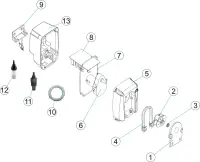 Pièces détachées pour Pompe péristaltique CTX CERTIKIN 1l/h-3bar, 6l/h-1bar