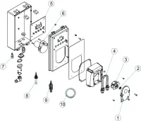 Pièces détachées pour Pompe péristaltique Astral pH-RX 2-2 110/240v