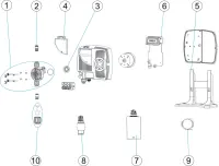 Pièces détachées pour Pompe présiltaltique OPTIMA analogique à débit constant