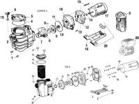 Pièces détachées pour Pompe SUPER II, RS II (VSTD)