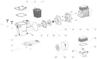 Pièces détachées pour Pompe SUPER PUMP série XW