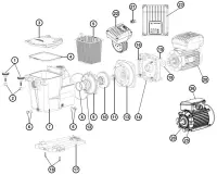 Pièces détachées pour Pompe SUPER PUMP