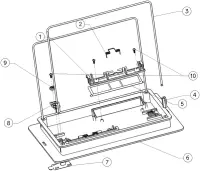 Pièces détachées pour Porte Sac Dolphin 2001 – 3001 – PLUS – PROX – PLUS BATTERY