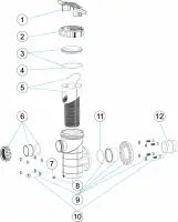 Pièces détachées pour Préfiltre 8L