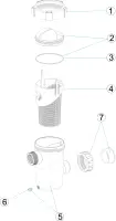 Pièces détachées pour Préfiltre de pompe ASTRAMAX