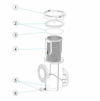 Pièces détachées pour Préfiltre de pompe KIVU 7,5-10-15 CV