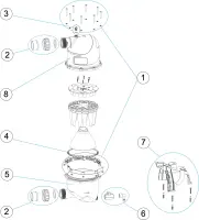 Pièces détachées pour Préfiltre HYDROSPIN COMPACT (MA)