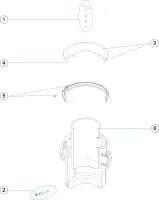 Pièces détachées pour Préfiltre polyester 60L