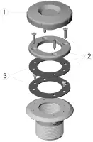 Pièces détachées pour Prise balai 103x59 Ø50-2"