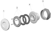 Pièces détachées pour Prise balai à encoller et à visser PRÉFABRIQUÉ/LINER