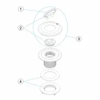 Pièces détachées pour Prise balai NORM/PRESTIGE COQUE