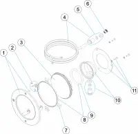 Pièces détachées pour Projecteur Ø 250 incandescent