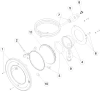 Pièces détachées pour Projecteur Ø 295 - 300W incandescent