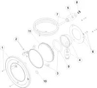 Pièces détachées pour Projecteur Ø 295 LED 2.0 BLANC