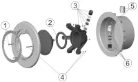 Pièces détachées pour Projecteur 300W HYDROSWIM piscine BETON