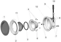Pièces détachées pour Projecteur BETON
