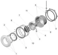 Pièces détachées pour Projecteur EUROPA PAR56
