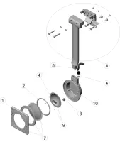 Pièces détachées pour Projecteur hors-sol 50W et 75W