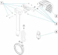 Pièces détachées pour Projecteur hors-sol LED