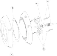 Pièces détachées pour Projecteur plat led BETON