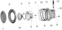 Pièces détachées pour Projecteur pour panneaux nouveau modèle