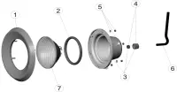 Pièces détachées pour Projecteur sans niche