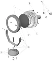 Pièces détachées pour Projecteur sur pied PAR56