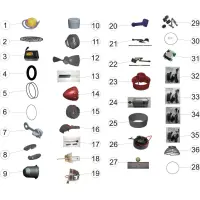 Pièces détachées pour Propulseur aquatique GTI RED