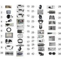 Pièces détachées pour Propulseur aquatique RS1, RS2, RS3