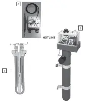 Pièces détachées pour Réchauffeur BELLOWTHERM, TROPICAL, HOTLINE, PAHLEN