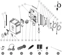 Pièces détachées pour Ensemble POOLSQUAD UV (à partir de 2022) UV, électrolyse et régulation automatique