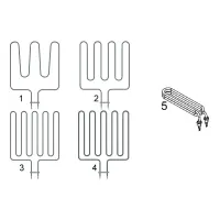 Pièces détachées pour Résistances de poêle TOPCLASS COMBI