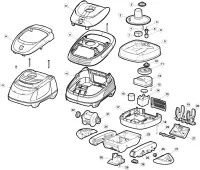 Pièces détachées pour Robot POOL VAC V-Flex, NAVIGATOR V-Flex