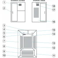 Pièces détachées pour Sauna H3N