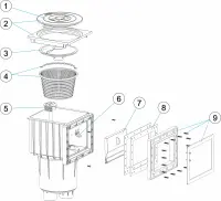 Pièces détachées pour Skimmer MINI 250 m/m
